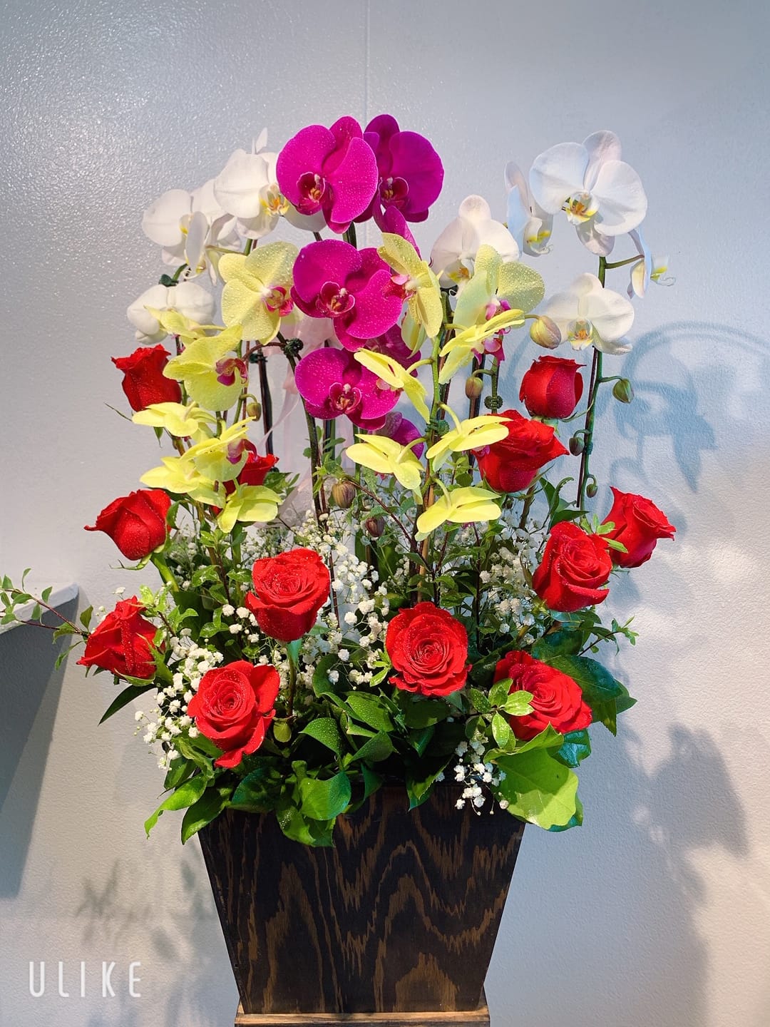 Rose Orchid Arrangement Kimanh Flowers